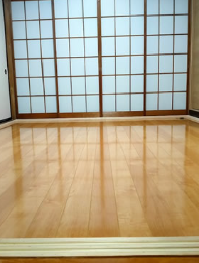 リビング・給湯(和室から洋室へ変更)