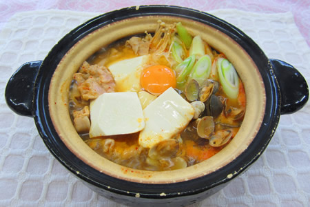 スンドゥブ風キムチ鍋