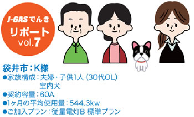 JGASでんきリポート