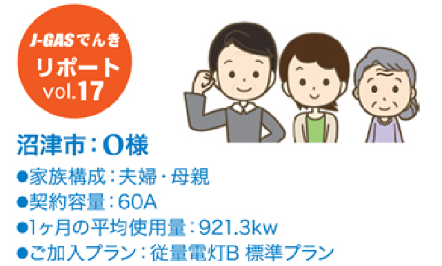 JGASでんきリポート