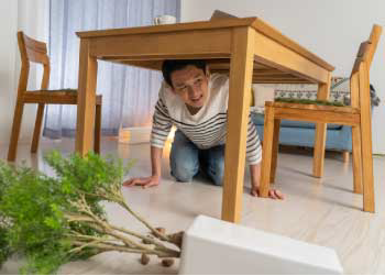 地震のとき